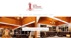 Desktop Screenshot of hotelsrilakshmi.com